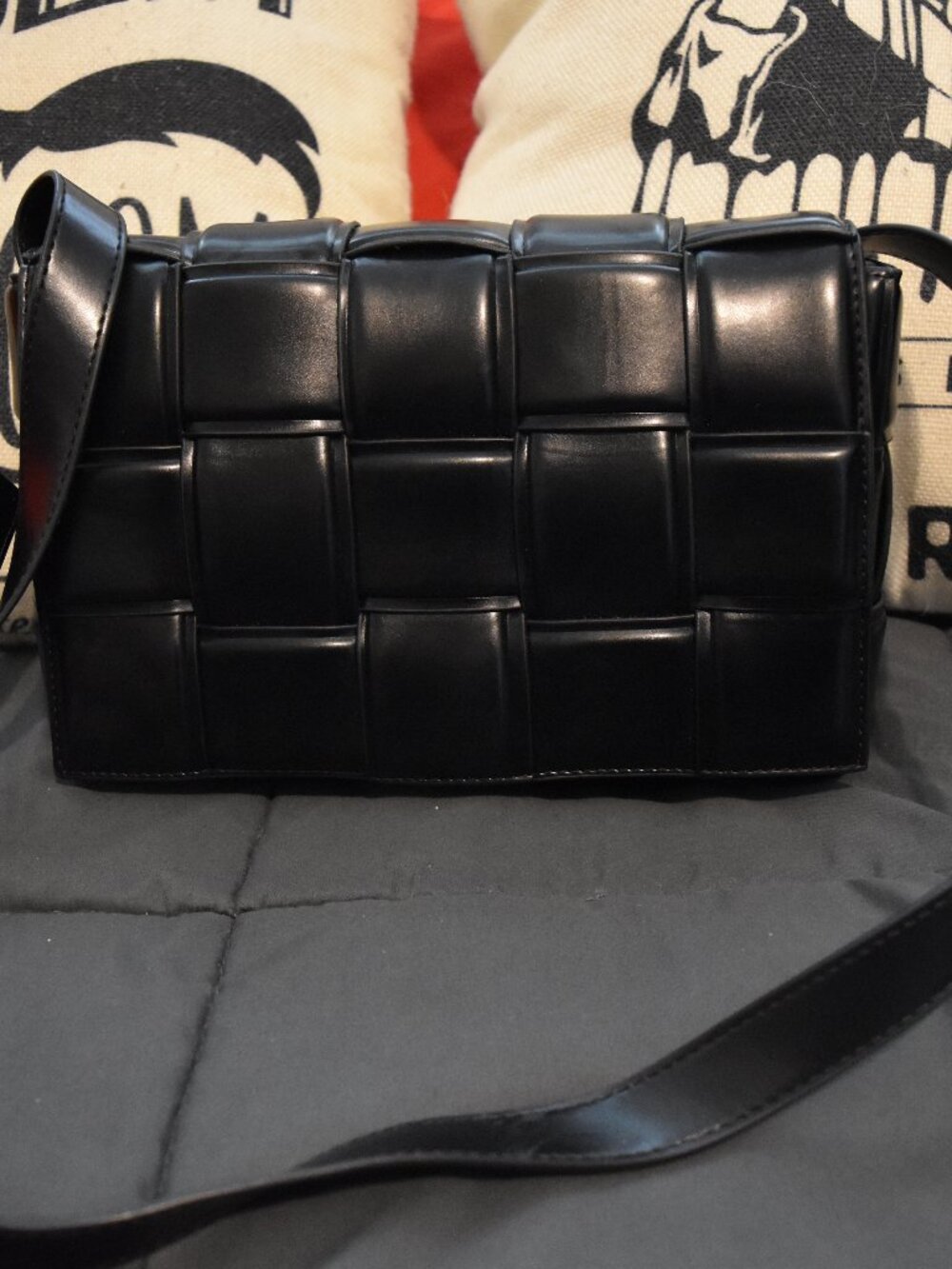 Bottega Veneta Crossbody Cassette Black Shoulder Bag - SO FREAKIN CUTE!